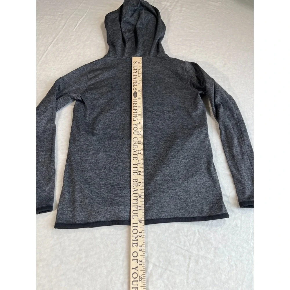 Old Navy‎ Kids Active Hoodie S (6-7) Kangaroo Pocket Go-Dry Thumb Holes Gray